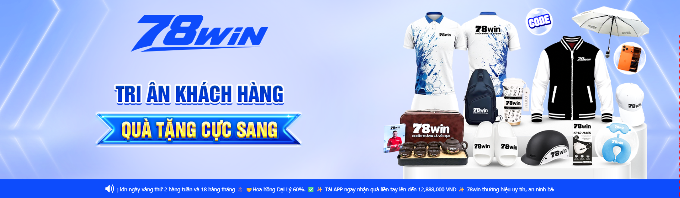 Banner quà tặng 78win